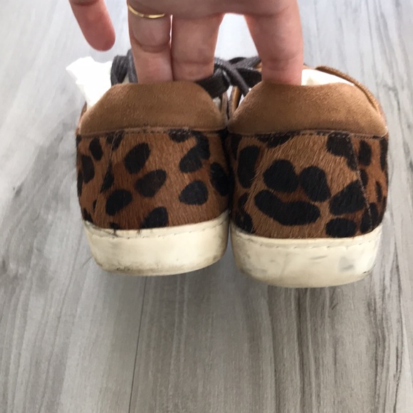 🤎 Sezane Leopard Print Jack Sneaker Size 38 - Picture 6 of 17